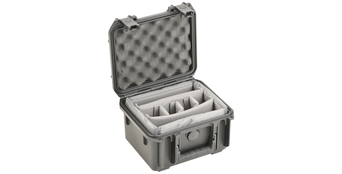 iSeries 0907-6 Waterproof Utility Case w/double padded dividers