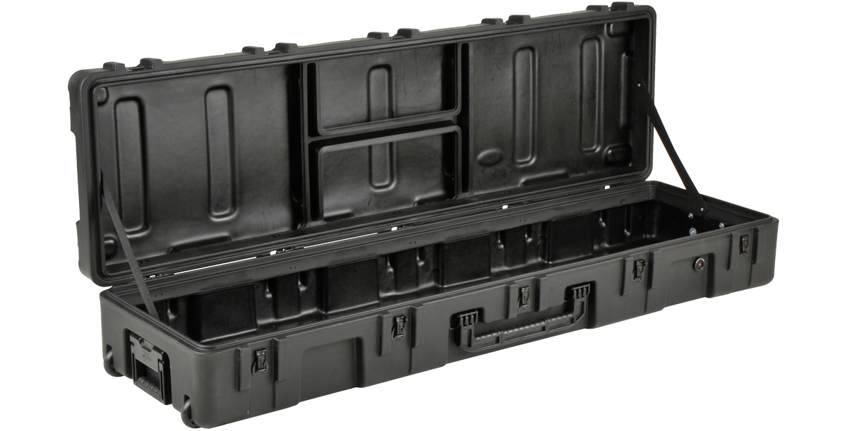 R Series 6416-8-EW Waterproof Utility Case w/ Wheels